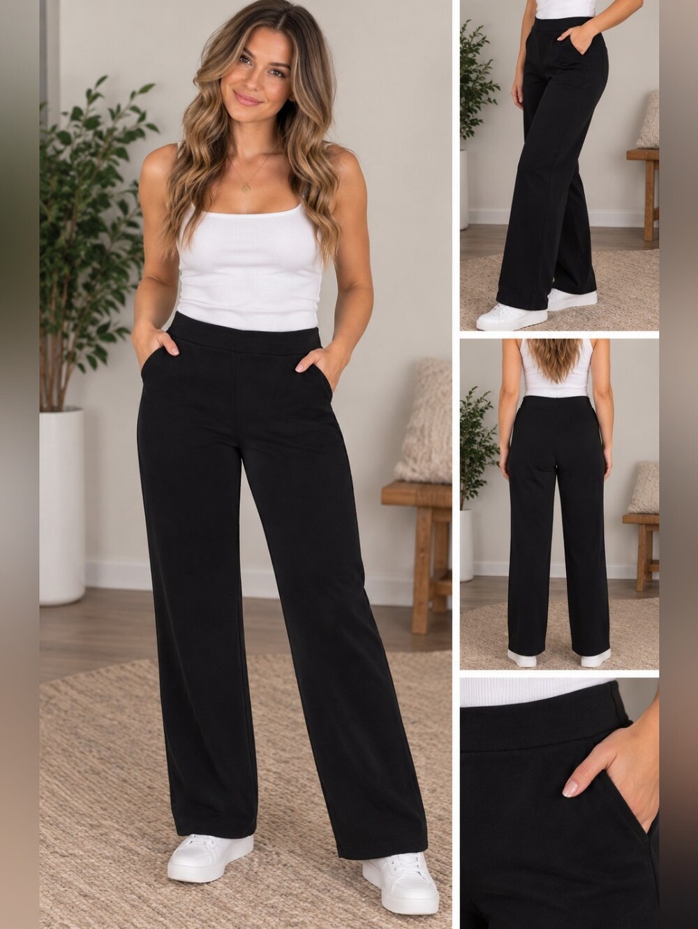 Loft Women's size 10 high waist black dress pants #26